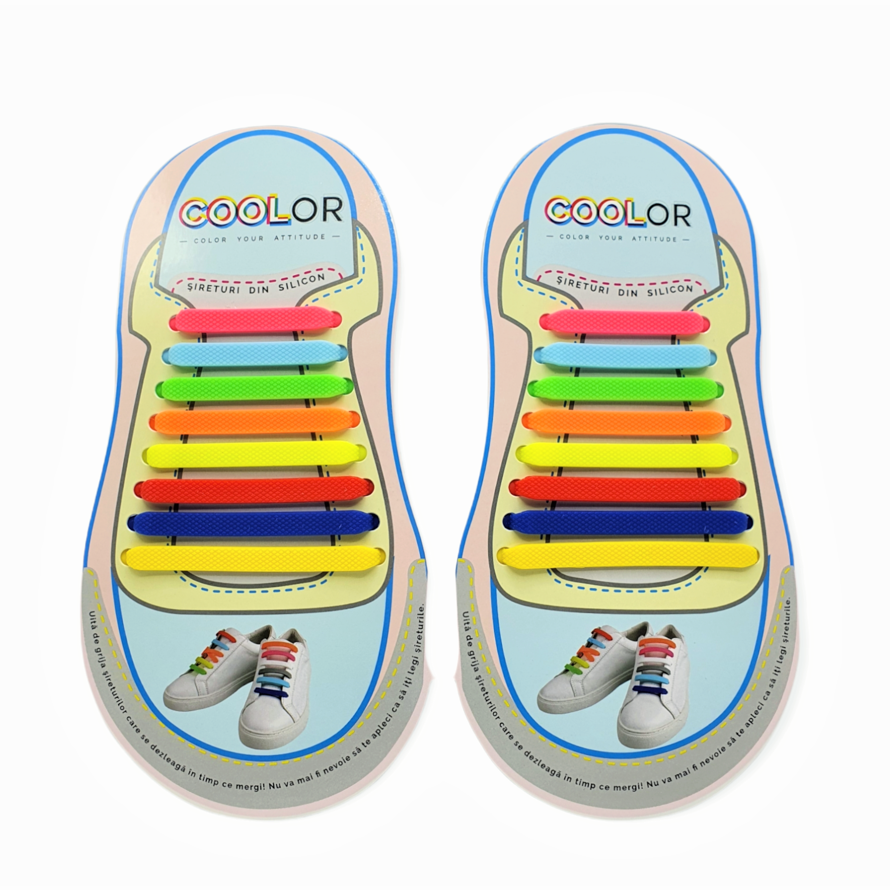 Sireturi din silicon COOLor  Multicolore