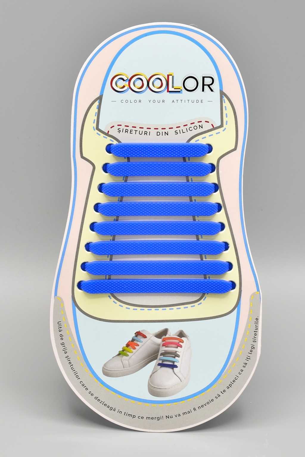 Modele sireturi din silicon elastice fara legare COOLor