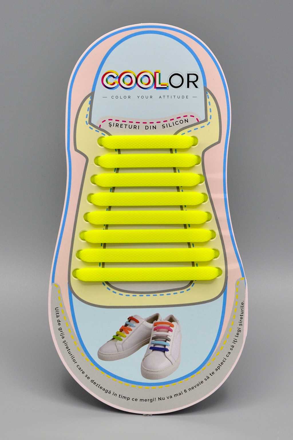 Modele sireturi din silicon elastice fara legare COOLor